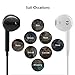 Apple Earbuds,HaRuion In Ear Earbuds,Earphones Wired with Mic and Remote Control Fits Apple Iphone 6S Plus 6 SE 5S Samsung Galaxy S7 S6 Note 3 2 1/MP3 MP4 MP5 Player IOS Android,2 Pack