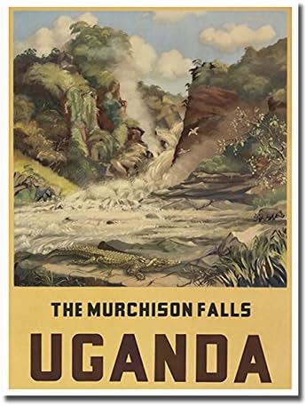 Uganda Poster Vintage Travel Art Retro Print Africa 12x16 XR658