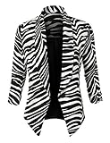 LE3NO Womens Textured 3/4 Sleeve Open Blazer Jacket