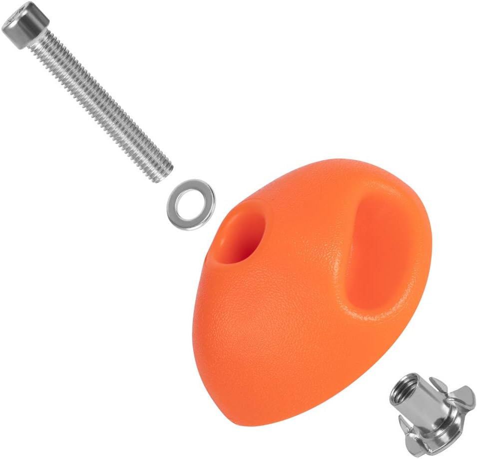 SEKKVY 25 Rock Wall Climbing Holds for Kids, Climbing Rocks for Indoor Outdoor Play Set, Rock Wall Hand Holds Kit with 2 Inch Mounting Hardware: Sports & Outdoors