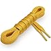 Miscly Flat Metallic Shoelaces [2 Pairs: 1 Pair Gold + 1 Pair Silver] 5/16