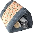 Túnel Reversible Snuggles Para Mascotas Pequeñas - Para Conejos, Cobayas Y Hurones, 28x20 Cm, Lavable A Máquina, Reversible Felpa/algodón
