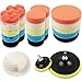 Coceca 3 Inches and 6 Inches Drill Polishing Pad, Buffing Pads kit 30pcs Including 25 Sponge Pads and 3 Woolen Buffer with 2 Drill Adapter
