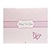 C.R. Gibson Pink Butterfly First Year Baby Calendar, 11'' W x 18'' H