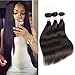 Beautier 6a Straight Hair 4 Bundles Virgin Unprocessed Human Hair Extensions Deal With Mixed Lengths(18 20 22 24)