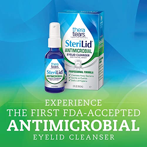 TheraTears SteriLid Antimicrobial Eyelid Cleanser and Facial Wash, 2 Fl