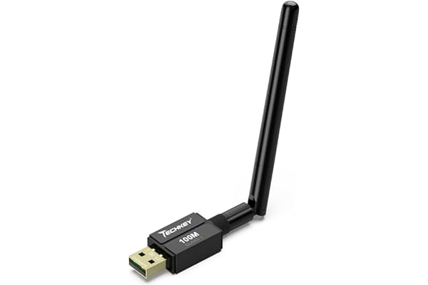 Long Range USB Bluetooth 5.3 Adapter for Desktop PC Plug&Play Mini Dongle | Class 1 Wireless EDR Transfer Transmitter Receiver 328FT for BT Mouse/Keyboard/Headphones/Print Severs Support Win11/10