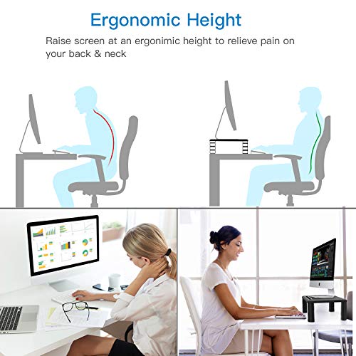 2 Monitor+Adjustable+Organizer+Computer+Management