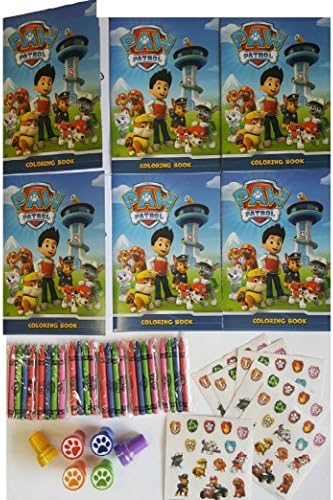 Paw Patrol Party Favor Set - 6 Packs (42 Pcs)