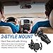 KINGBACK Car Phone Mount 2 Pack Compatible Air Vent Clip Stand for Phone 360° Rotation Expanding Stand Grip Holder GPS Navigation