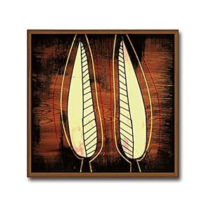 Framed Canvas Wall Art for Living Room, Bedroom Indian Tribe Totem Theme Canvas Prints for Home Decoration Ready to Hang - 16x16 inches