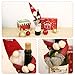 Aytai 3pcs Christmas Wine Bottle Cover, Christmas Gnomes Wine Bottle Cover Toppers Dress for Christmas Decorations