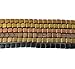 Metallic Matte Mix 6mm Square Czech Czechmate Glass Two Hole Tile Bead Approx 150