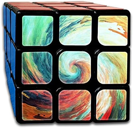 Color Spiral Helix Rubik's Cube Custom 3x3 Magic Square 2.1" Third-order Rubik Jigsaw Game Speed Cube IQ Tester Toys Adults Kids