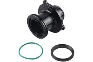 Turbo Muffler Outlet Delete Pipe for Golf GTI R MK7 1.8T S3 A3 TT, Compatible with VAG EA888 GEN3 1.8T 2.0T, Replace Part 06H