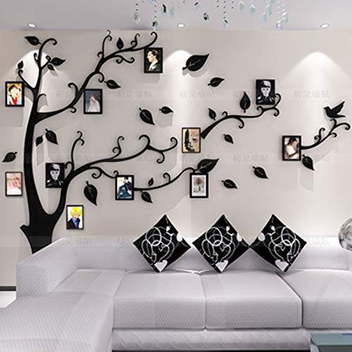 3D Adesivo da Parete Fiori Specchio DIY Adesivi Murali Acrilico Forma di Fiore Riflettente Adesivi Carta da Pareti Arte Decorativo per Camera da Letto