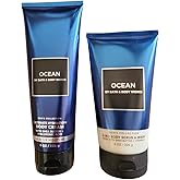 Bath and Body Works Men's Ocean Ultimate Hydration Body Cream and Body Scrub