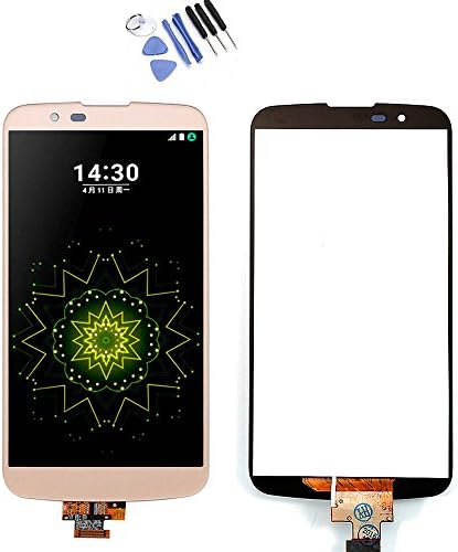 NUMKUN LCD Display Digitizer Touch Screen Assembly For LG K10 LTE K430 K410 K420 (Gold)
