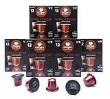 Nespresso Compatible Capsules - 120 Pods Pack - Extra Intense Expresso pods for Nespresso full compatible with Original Line Nespresso Machine, 120 Capsules of Strong Extra Intense Espresso
