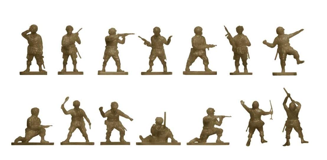 Airfix Model Figures Set - A00751V WWII US Paratroops - Model Building Kit Accessories, Plastic Model Kits for Adults & Children 8+, Set Includes 48 Unpainted Figures - Accessory for Dioramas
