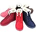 IzacuTMCasual Woman's Flat Lace up Fur Lined Winter Martin Boots Snow Ankle Boots Shoes