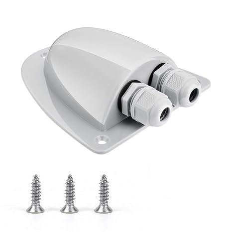 Bougerv Abs Solar Double Cable Entry Gland Box Waterproof