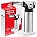 Blow Torch, Professional Kitchen Culinary Torch Lighter, Mini Chef Cooking Creme Brulee Torch, Butane Torch with Refillable Safety Lock & Adjustable Flame for Meat, Baking BBQ (Butane not included)