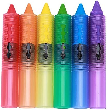 Bath Crayons Bathtub Markers Draw in the Tub Easy Cleanup Kids Children Gift, Pack of 6