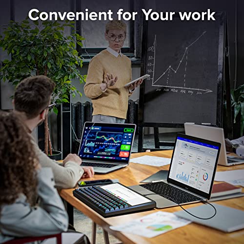 JJTechGiant Touchscreen Gaming Mechanical Keyboard 12.6 Inch Portable