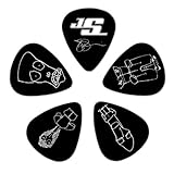 Planet Waves Joe Satriani Guitar Picks, Black, 10 Pack, Light