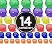 Portion Control Containers 2 Set (14 Pieces) - For Weight Loss and Diet Programs with Lids perfect for measuring food for your 21 Day Diet Plan and Healthy Fitness Meal Prep Lifestyle