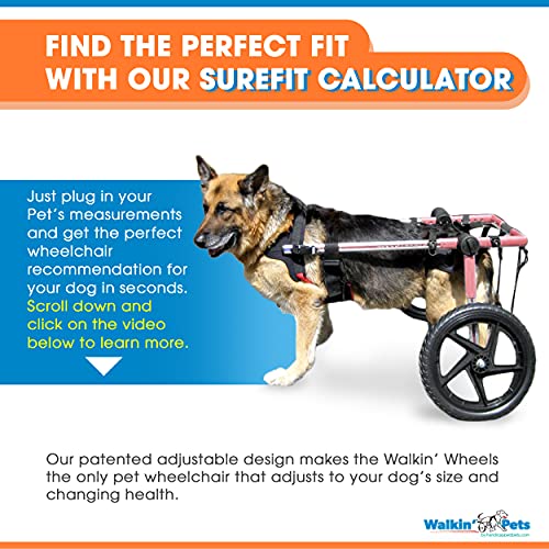 Walkin' Wheels Dog Wheelchair for Large Dogs 70180 Pounds
