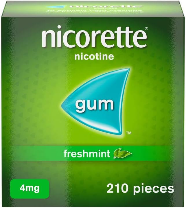 Nicorette Freshmint 4mg Gum (210 Pieces)