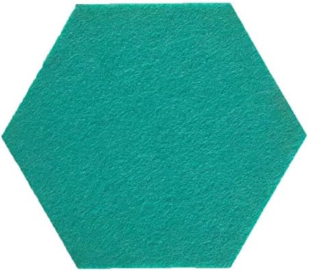 3dウォールステッカー バーゲンセール ピンボード六角フェルトボードタイル掲示板メモボード掲示板壁の装飾 20pcs ブルー