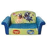 Marshmallow Furniture, Children's 2 In 1 Flip Open Foam Sofa, Disney's Puppy Dog Pals by Spin Master