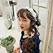 Baishitop 1PC Pearl Flower Lace Hairband, Princess Retro Headband For Girls (White )