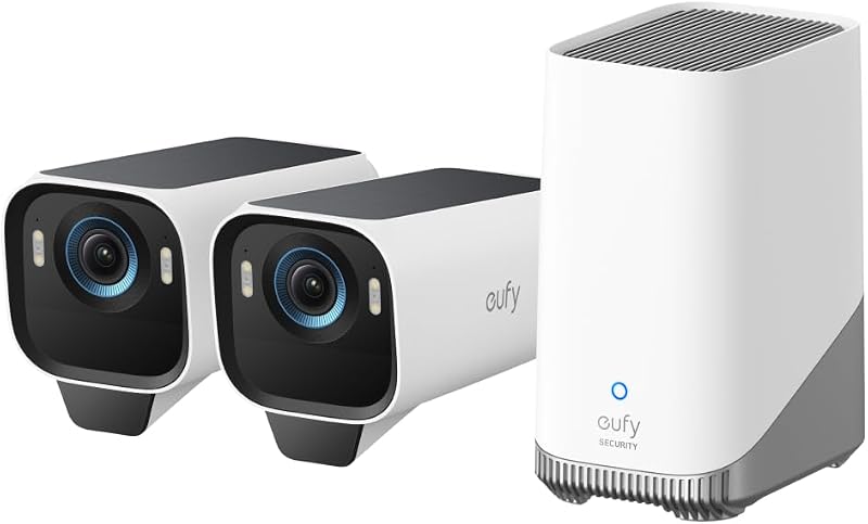 eufy Security eufyCam S3 Pro 2-Cam Kit 4K Solar Outdoor Wireless Camera