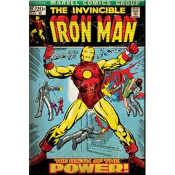 Licenses Products Marvel Comics Iron Man Comic Cover Magnet