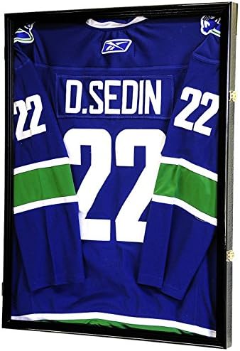 displaying jerseys on a wall