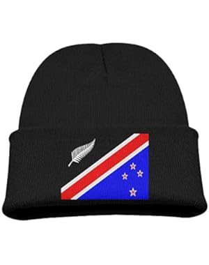 New Zealand Flag Kid's Hats Winter Funny Soft Knit Beanie Cap children Unisex