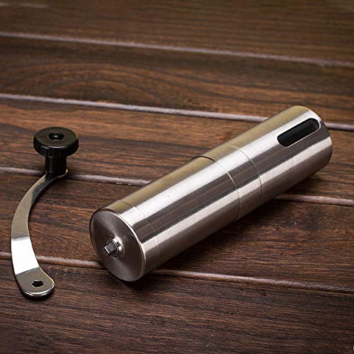 Henzin Manuelle Kaffeemühle mit Keramikmahlwerk Hand Kaffeemühle aus Edelstahl mit stufenloser Einstellung… – Bild 5