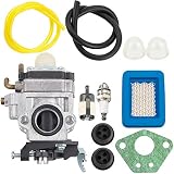 Dxent WYK-192 Carburetor w Air Filter Tune-Up Kit Fuel Line for Echo PB651H PB651T PB755SH PB755ST Leaf Blower