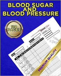 Blood Sugar Blood Pressure: personal health record keeper for one year ...