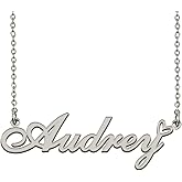 HUAN XUN Custom Name Necklaces Personalized Necklace with Name 18k Gold Plated Heart Stainless Steel Customized Jewelry Gifts for Women Mother Day Christmas Birthday