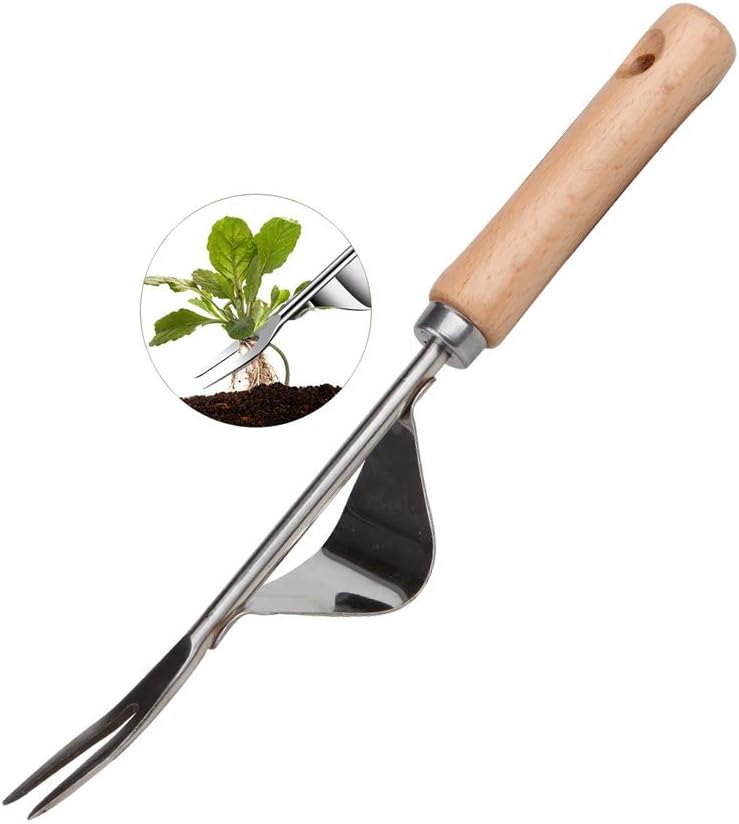 Sungkeen Hand Weeder Dandelion Remover Tool, Manual Weed Puller BendProof Weed Puller Digger