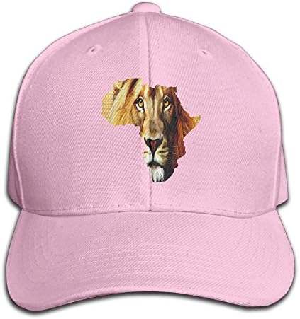 Rasta Lion State Adjustable Baseball Caps Unstructured Dad Hat 100% Cotton Pink