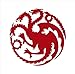 NI170 Targaryen logo Game of Thrones House Vinyl Decal Sticker 5.5