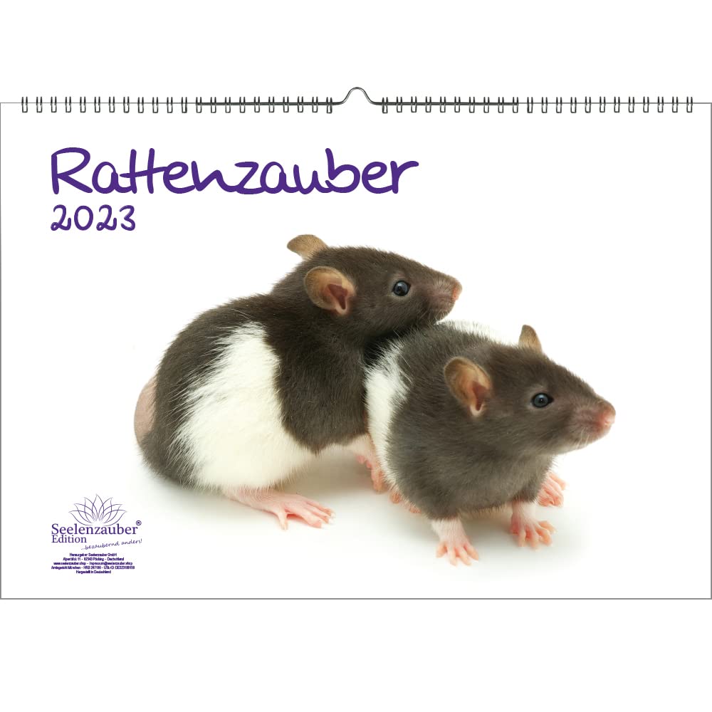 Rattenzauber DIN A3 Calendar for 2023 Rats - Seelenzauber