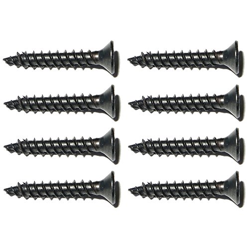 foto-kontor 8 Assy Senkkopf Spezial Holzschrauben 3x15mm in schwarz Gewinde asymmetrisch Lautsprecherschrauben – Bild 3