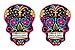 3 inch Mexican Sugar Skull Phone Sticker Version 27 - Día de los muertos - Day of the Dead Sticker Decal